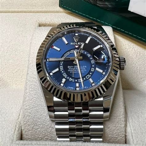 rolex sky dweller steel canada|rolex sky dweller blue 2022.